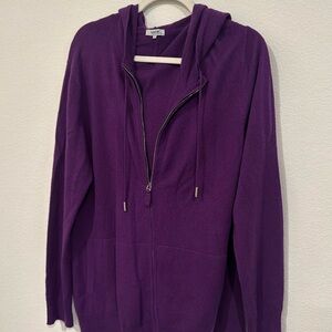 Hank Purple Cashmere Sweater